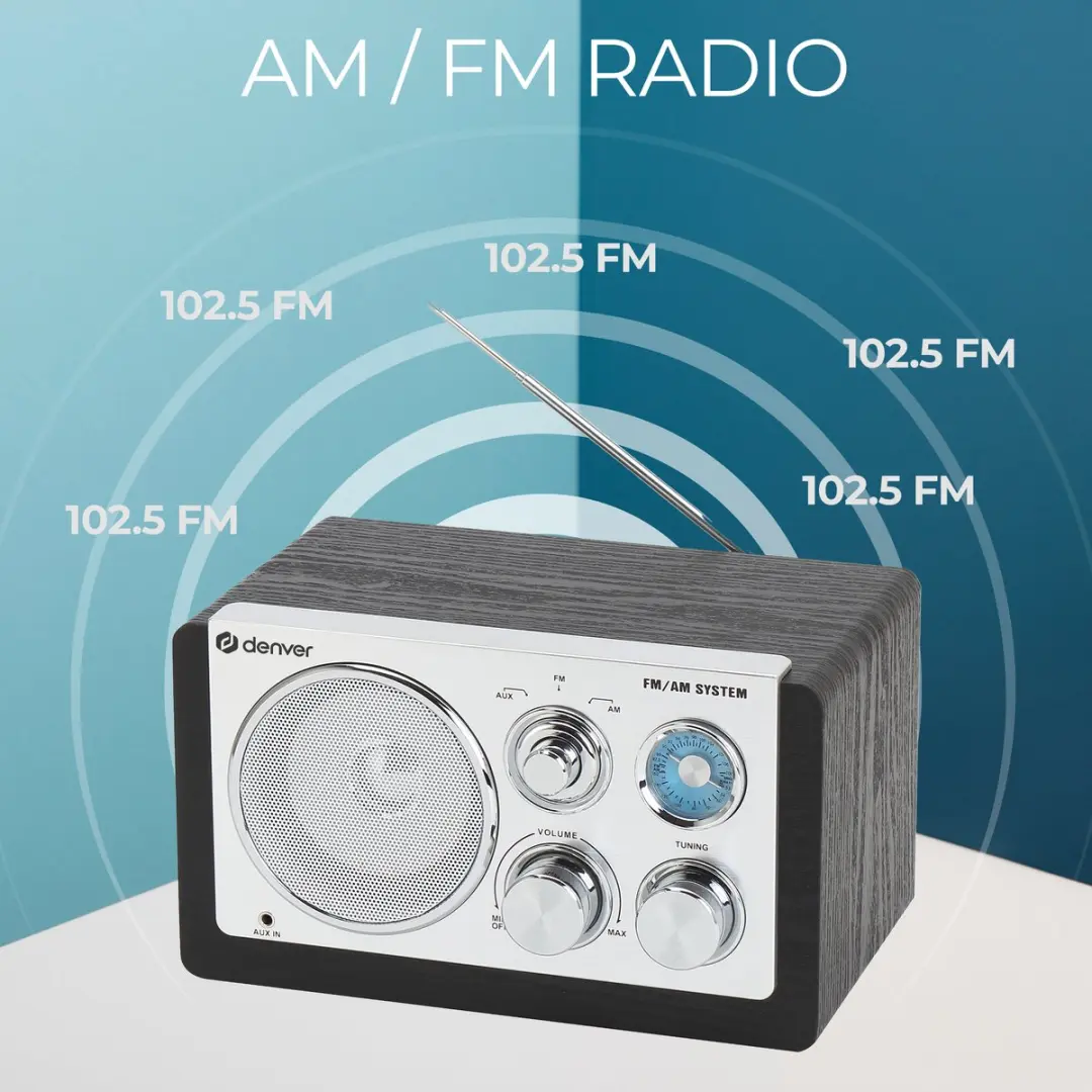 Denver TR63 Draagbare Radio - Zwart