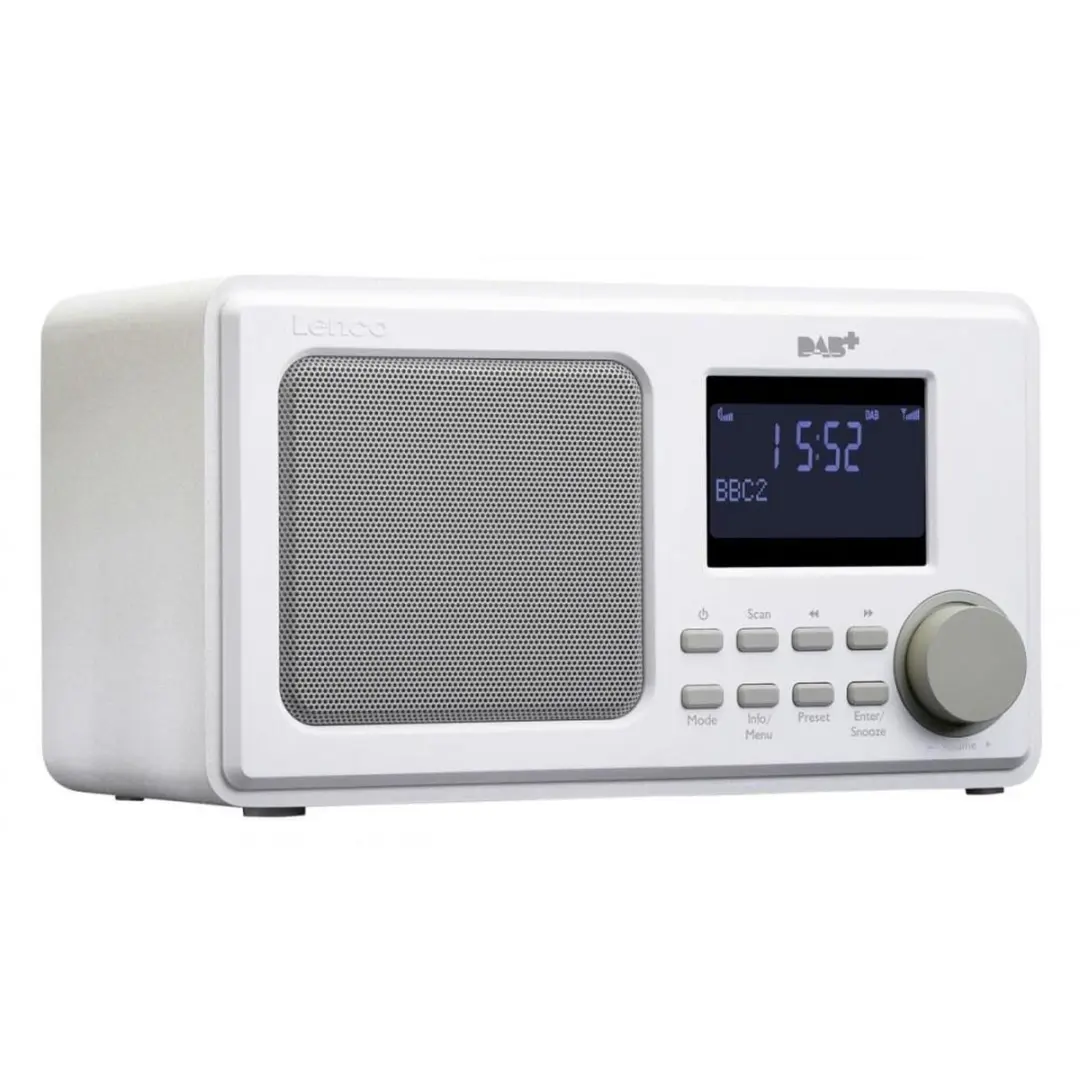Lenco DAR-010WH DAB Radio - Wit