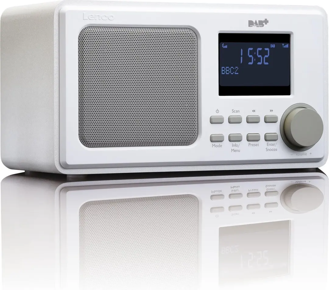 Lenco DAR-010WH DAB Radio - Wit