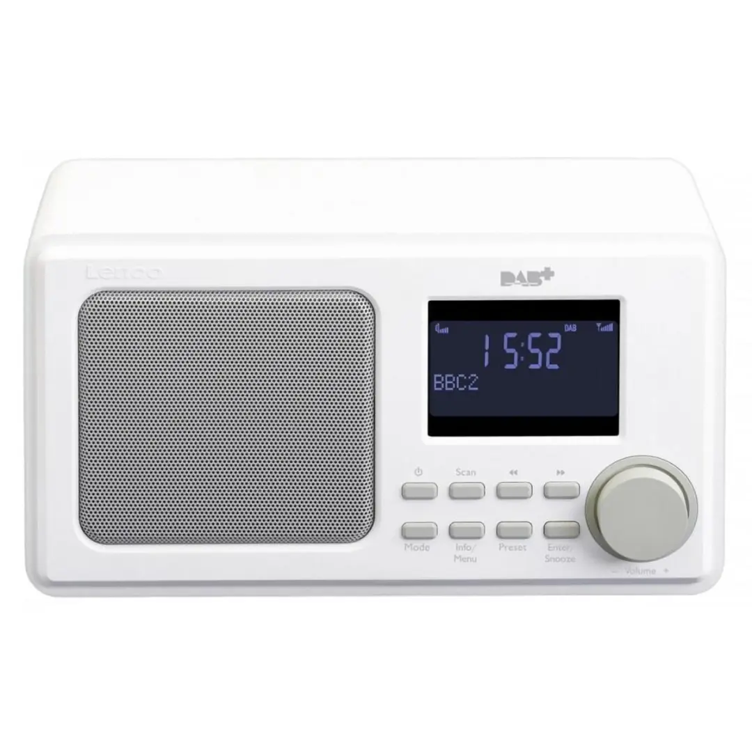 Lenco DAR-010WH DAB Radio - Wit