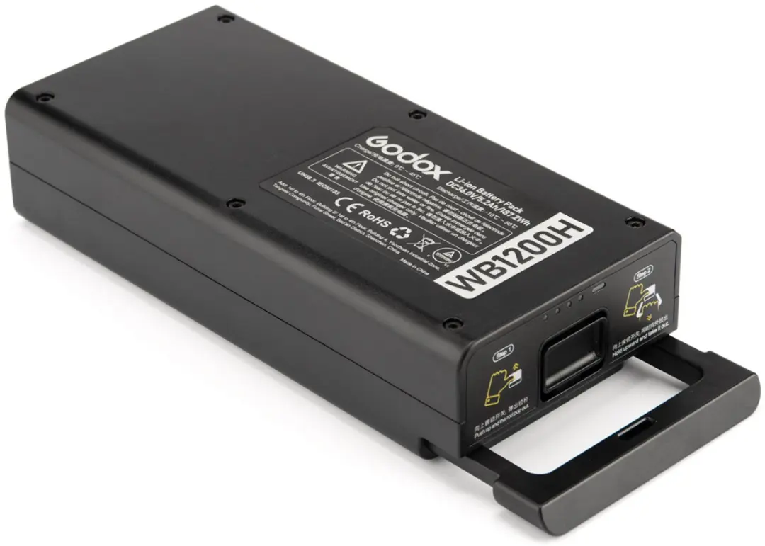 Godox AD1200 Pro WB1200H Lithium Accu 5200mAh