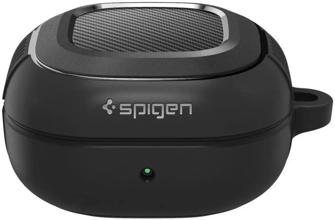 Spigen Rugged Armor ASD01276 Hoesje - Samsung Galaxy Buds Pro/Live - Zwart
