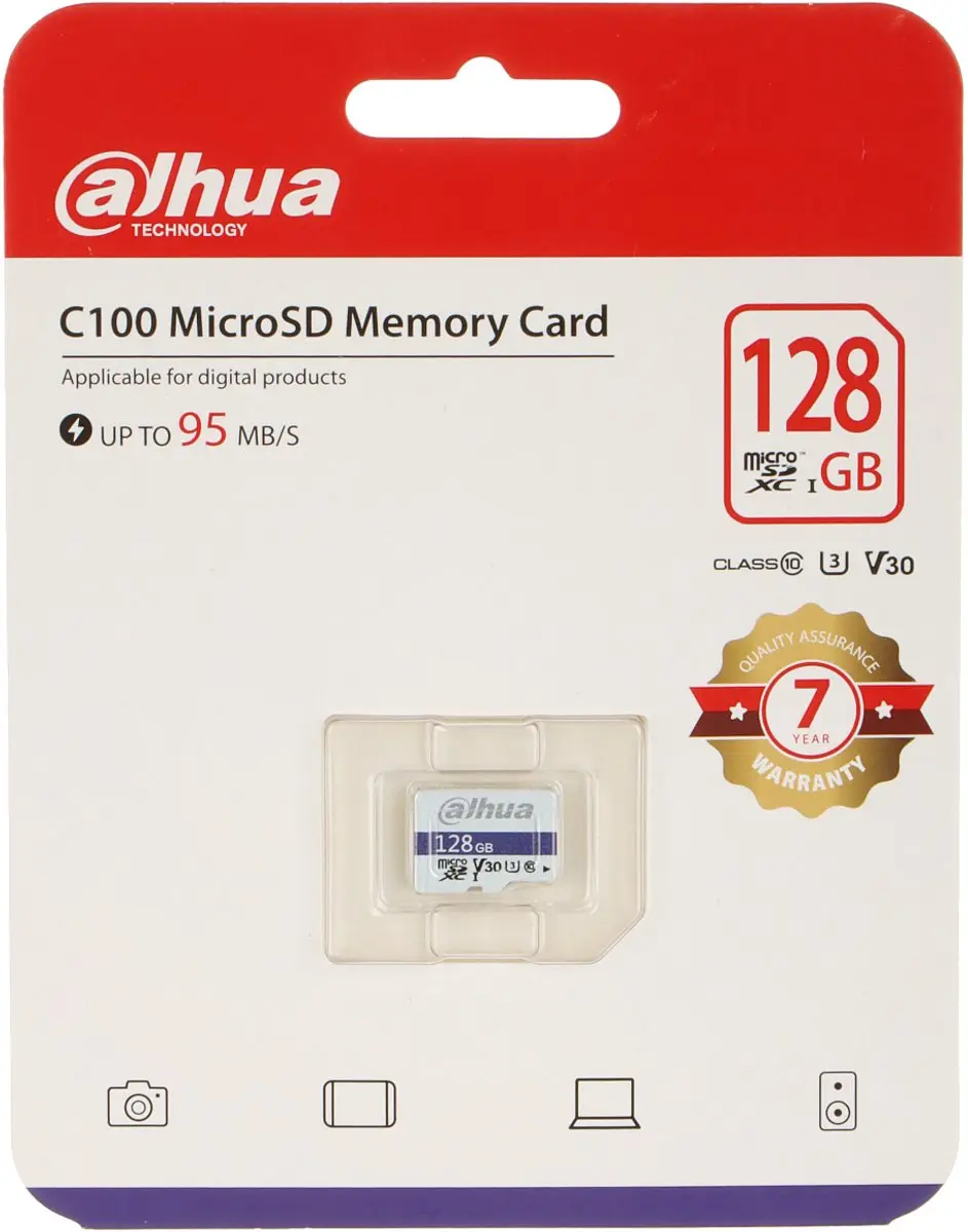 Dahua C100 MicroSD 128GB - V30 - 95MB/s