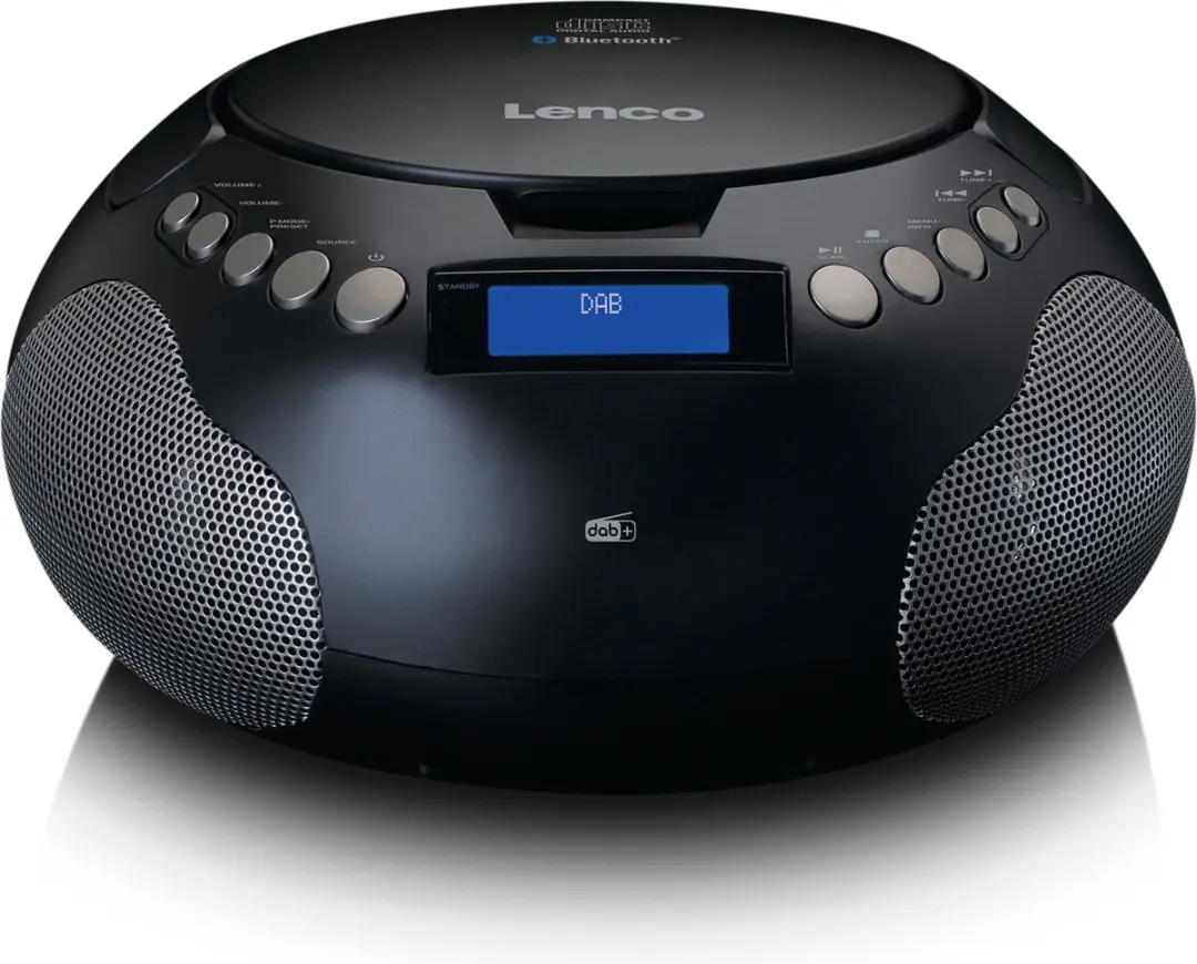 Lenco SCD-341BK Draagbare Radio