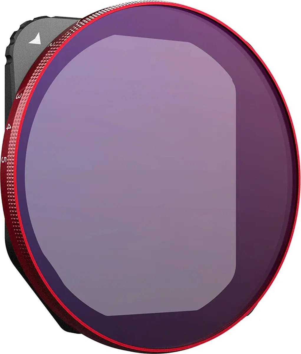 PGYTECH P-26A-016 VND Filter 2-5 Stop - 30mm - Rood/Zwart/Paars
