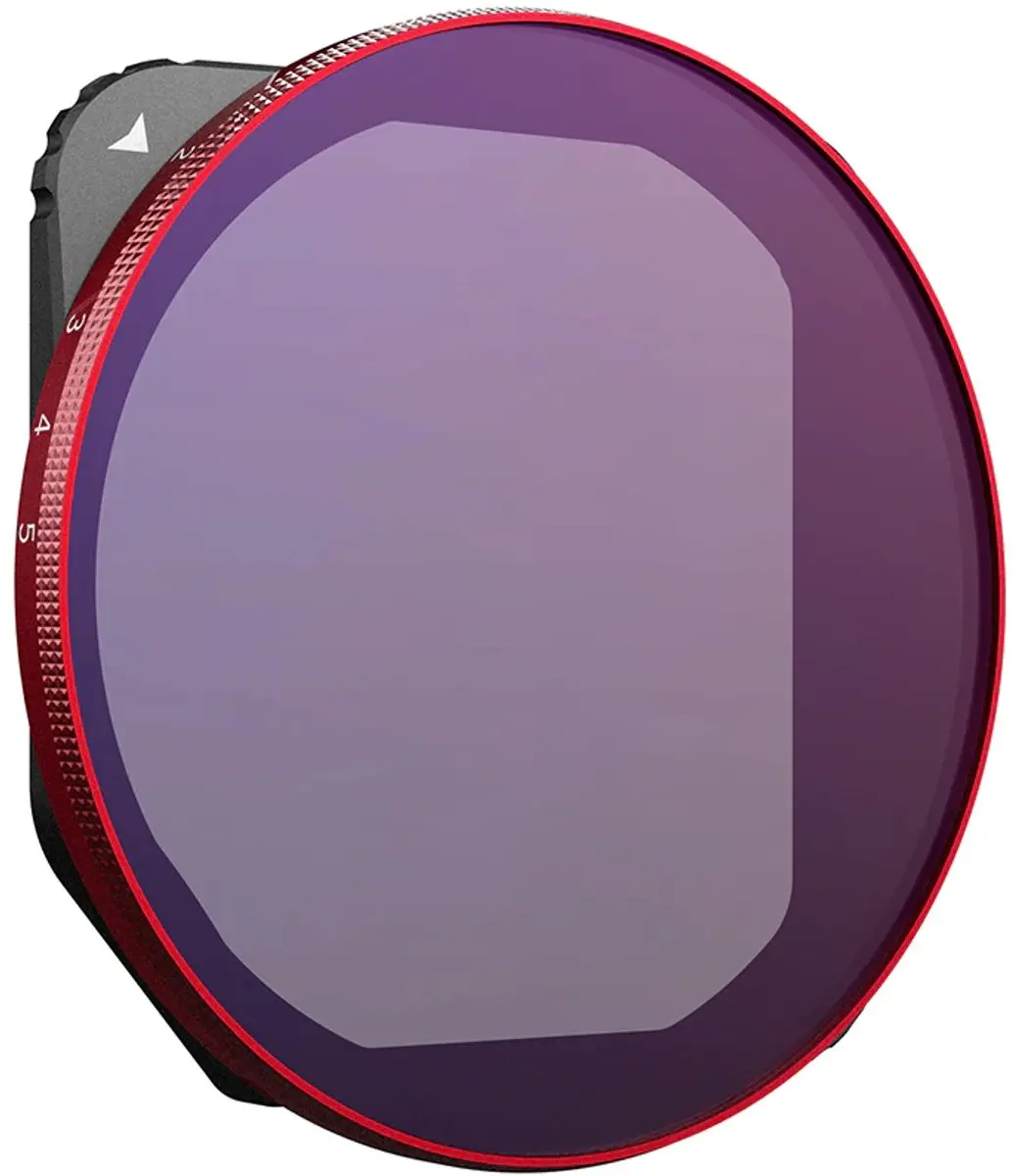 PGYTECH P-26A-016 VND Filter 2-5 Stop - 30mm - Rood/Zwart/Paars