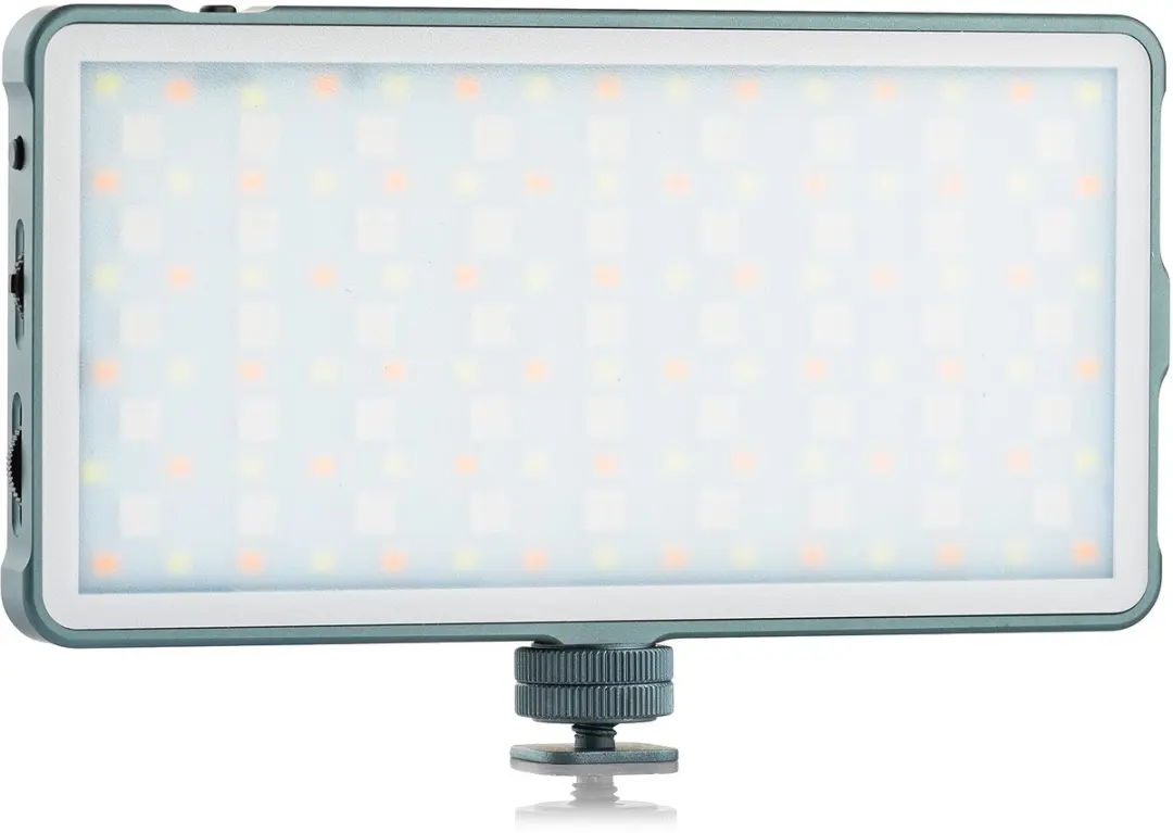 MOJOGEAR Medium LED RGB Videolamp 12W - Grijs/Wit