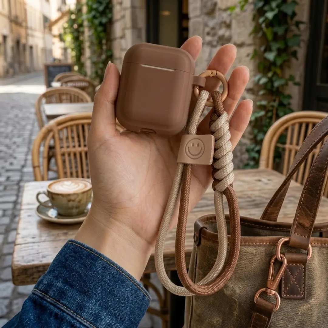 NUVEX Hoesje AirPods Pro 2 - Bruin
