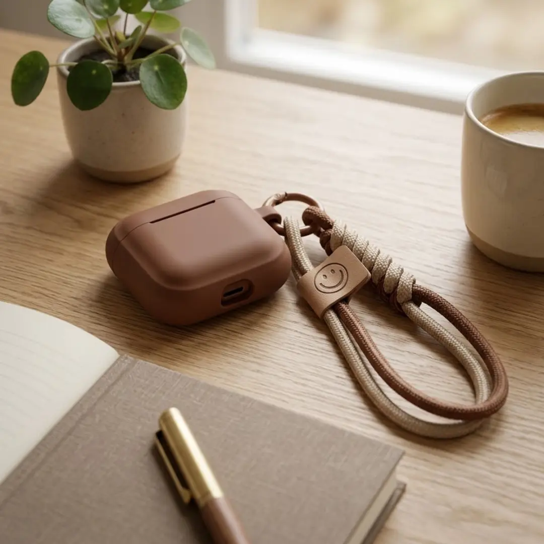 NUVEX Hoesje AirPods Pro 2 - Bruin