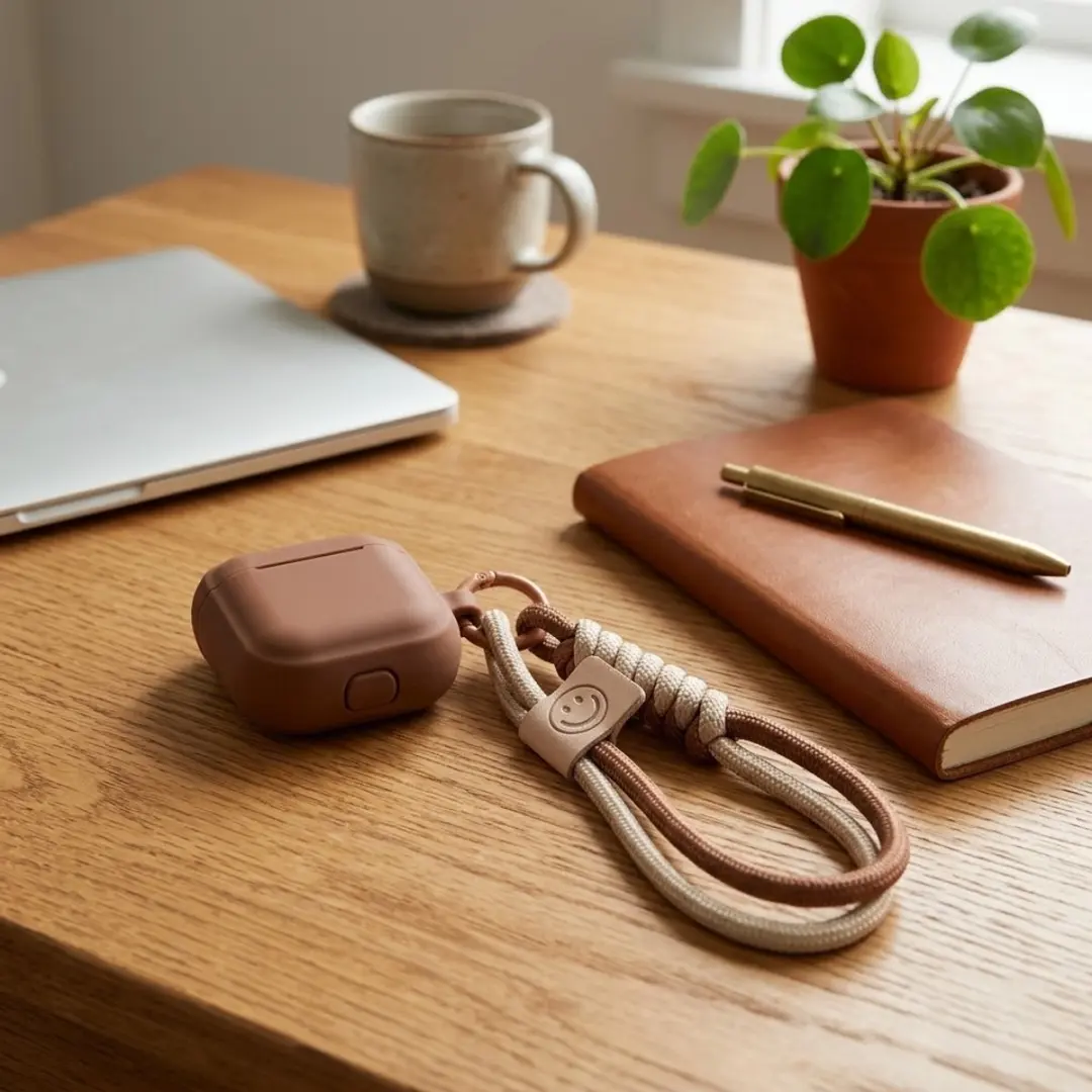 NUVEX Hoesje AirPods Pro 2 - Bruin
