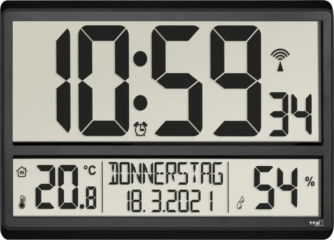 TFA Dostmann 60.4520.01 Wandklok