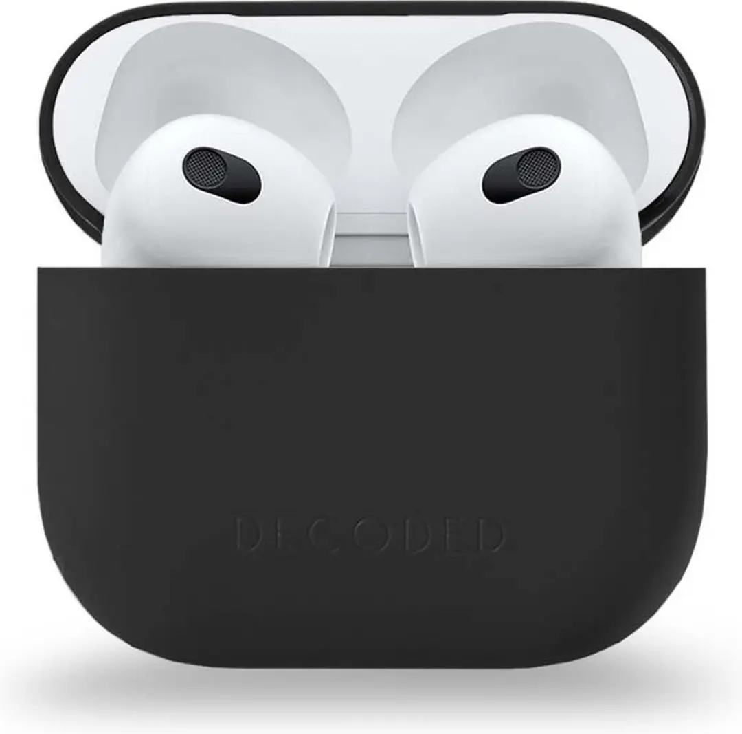 Decoded D21AP3C1SCL AirPods Hoesje - Silicone Charcoal