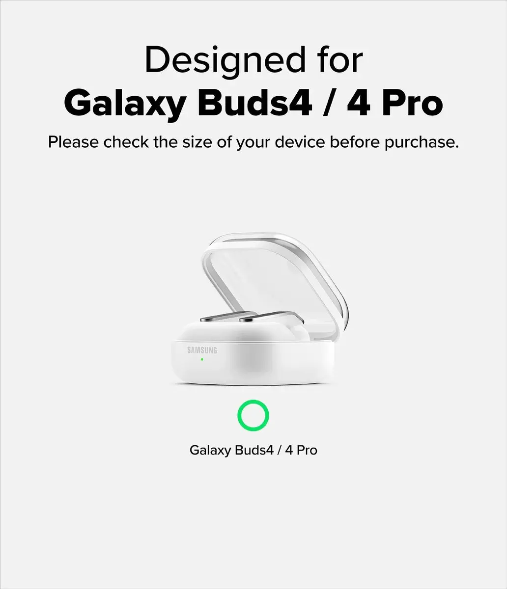 Ringke Silicone Hoesje Samsung Galaxy Buds 4/4 Pro - Paars
