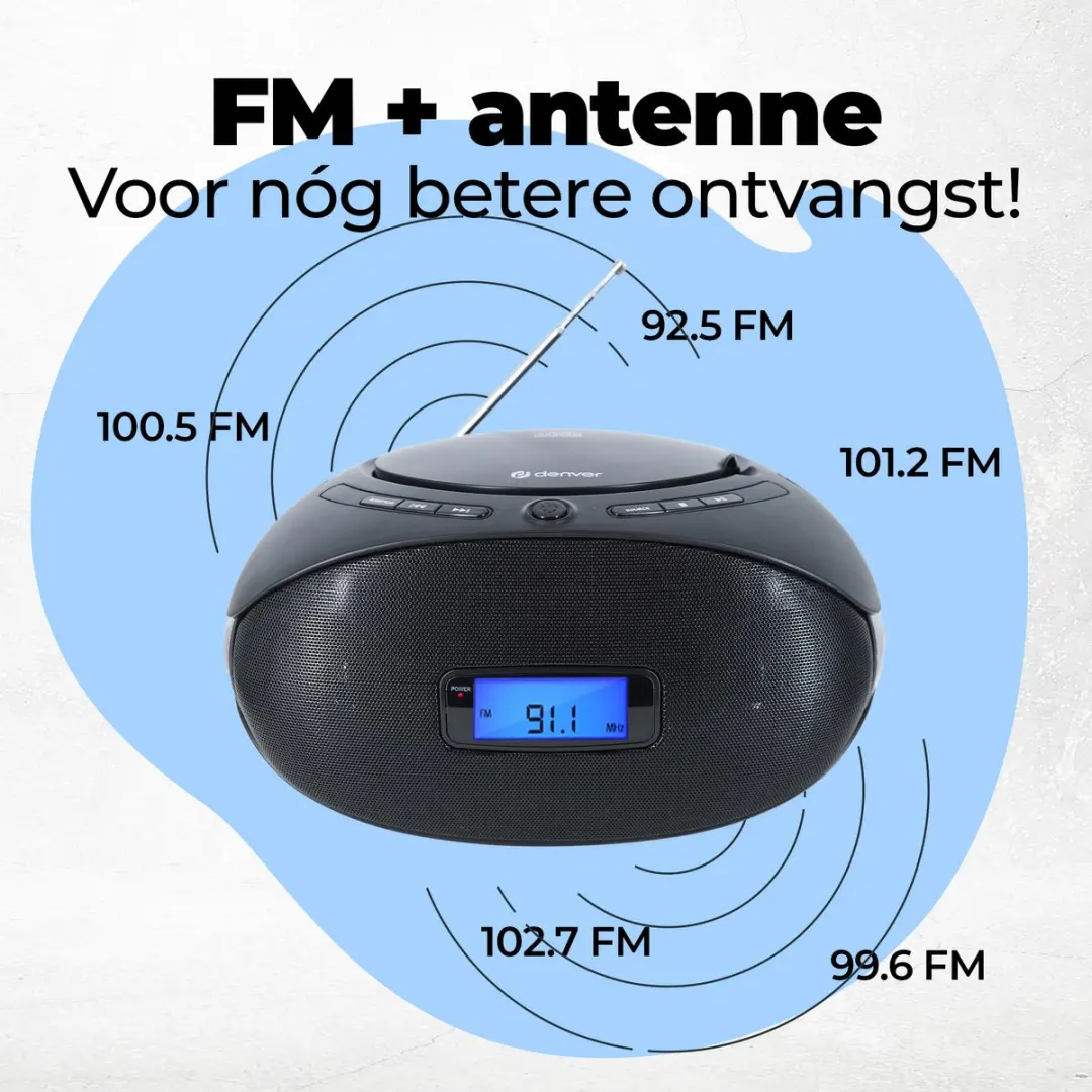 Denver TC-29 Draadloze Boombox - Zwart