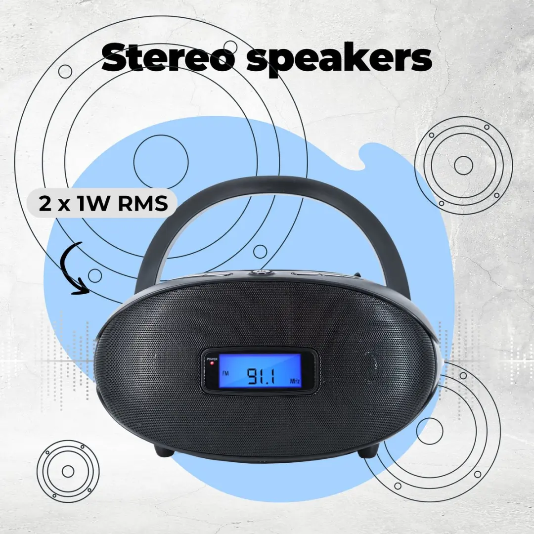 Denver TC-29 Draadloze Boombox - Zwart