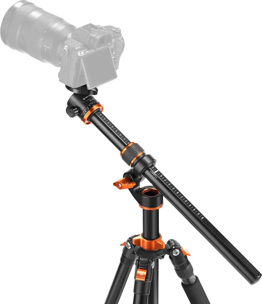 K&F Concept KF09.119 Statief - 4 Secties - Zwart