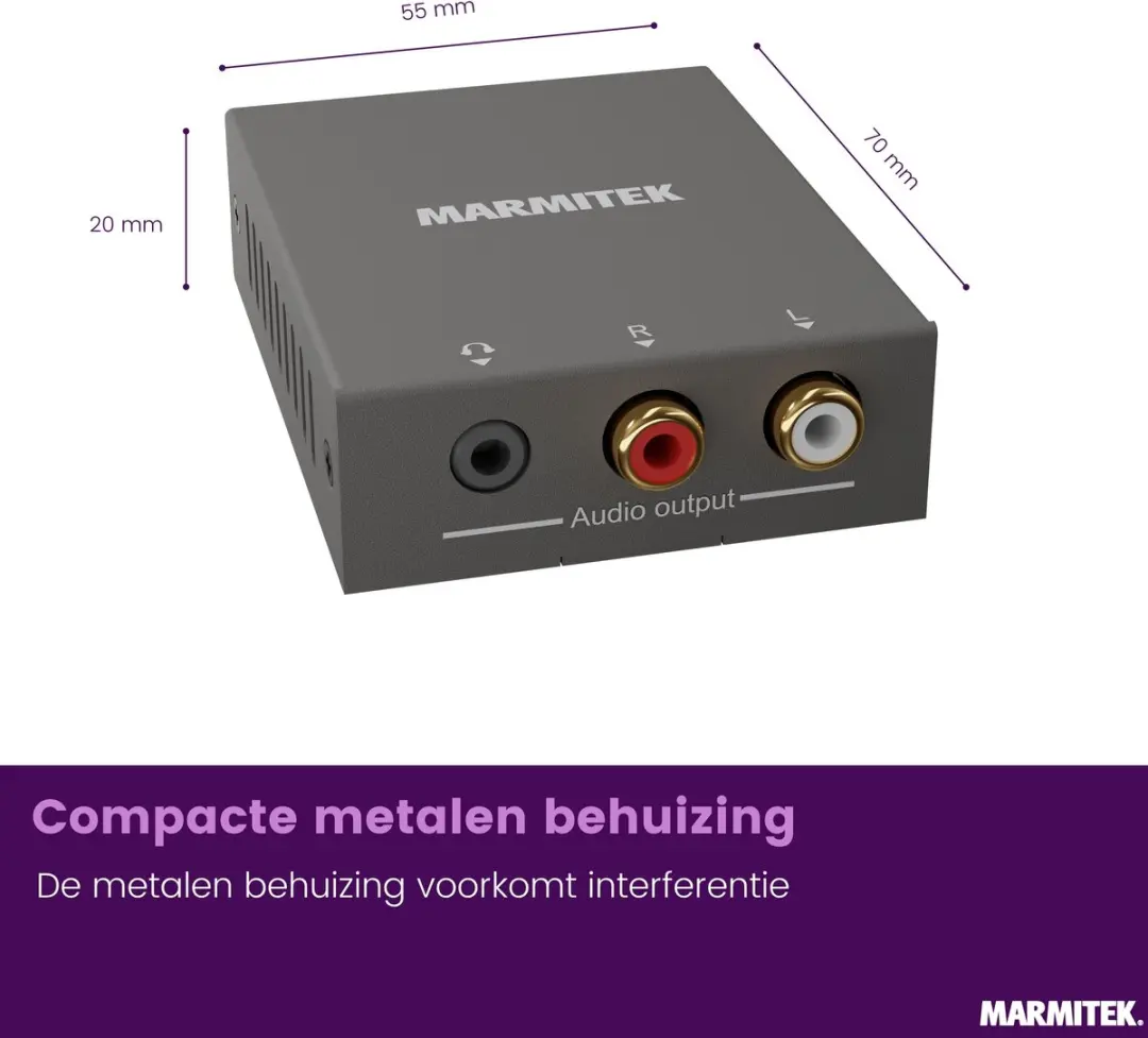 Marmitek CEC130 HDMI Audio Extractor - Grijs