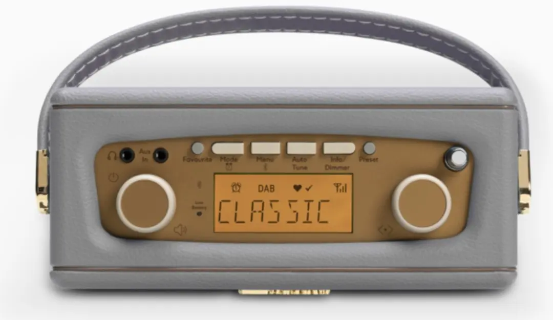 Roberts Revival Uno BT DAB+ Radio - Grijs
