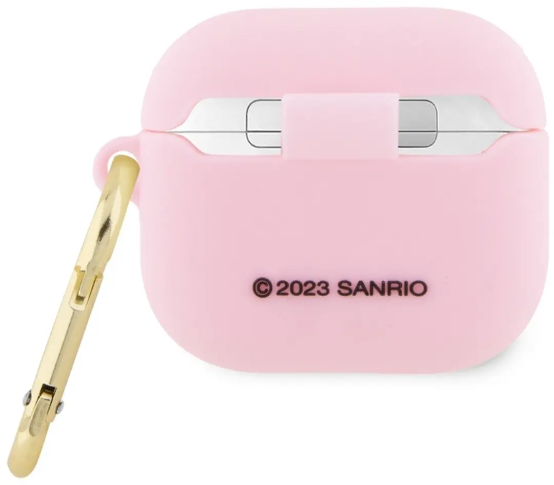 Hello Kitty Siliconen 3D Kitty Hoofdhoes AirPods 3 - Roze