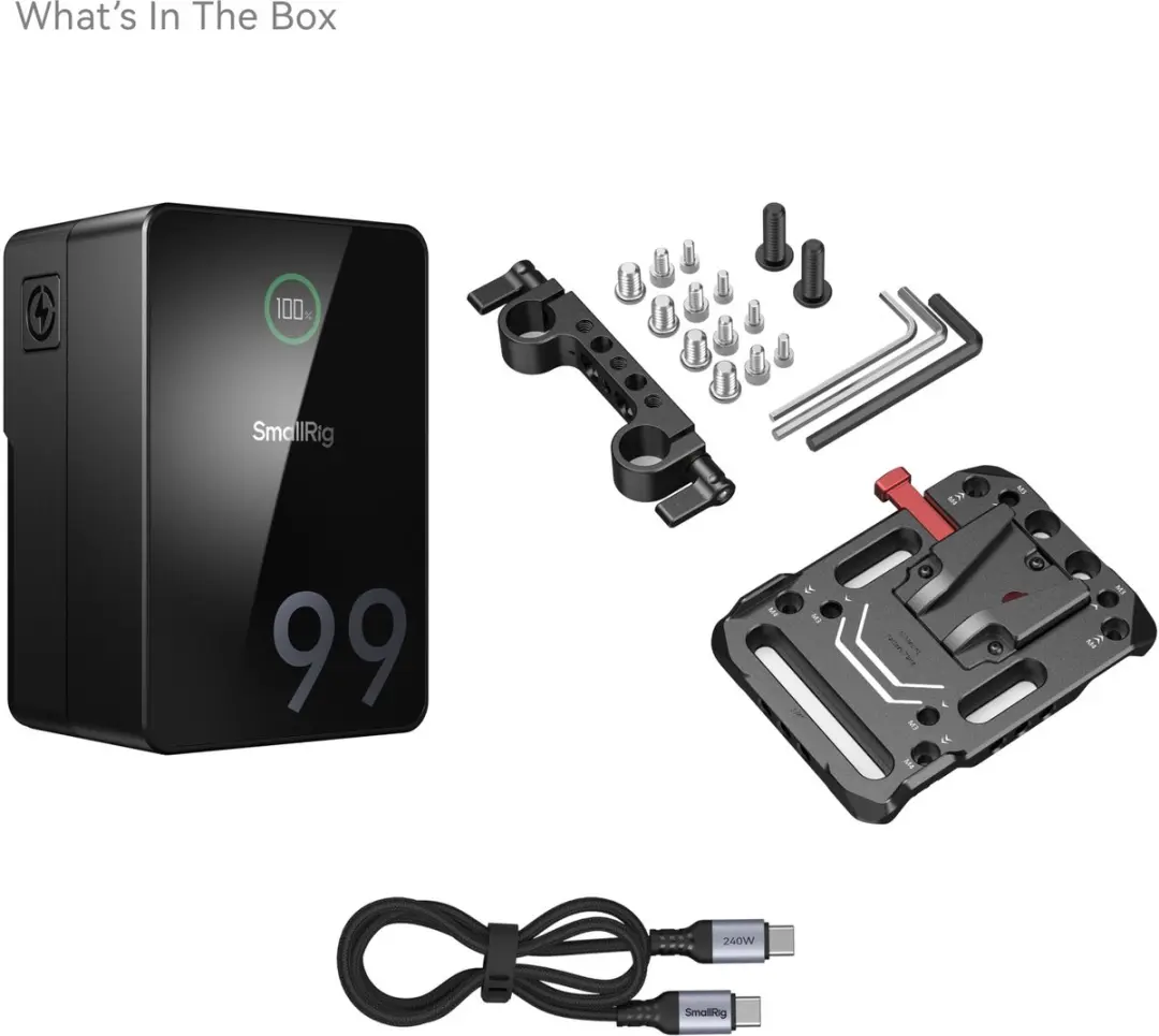 SmallRig VB99 Pro mini V Mount Battery Kit 6800mAh