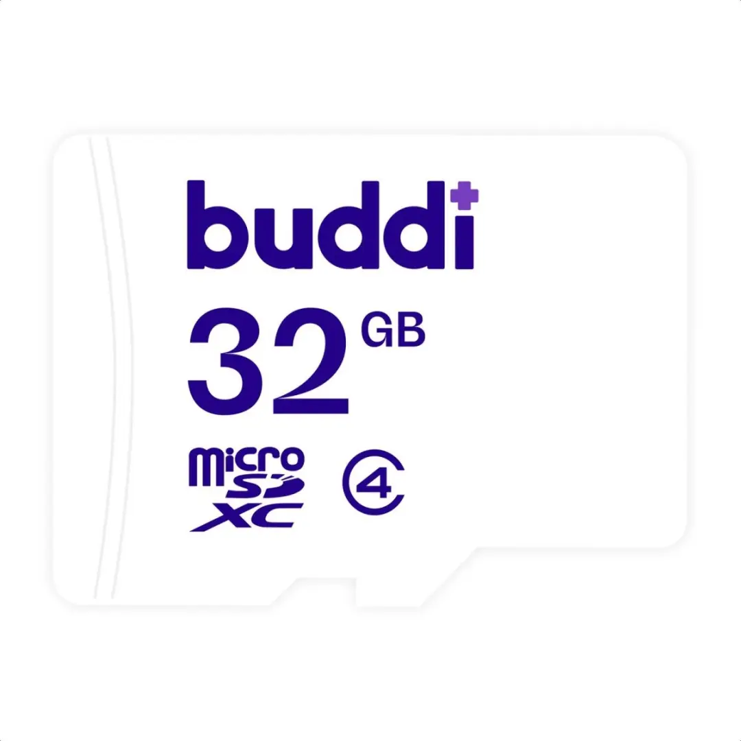 Buddi MicroSDXC 32GB Geheugenkaart