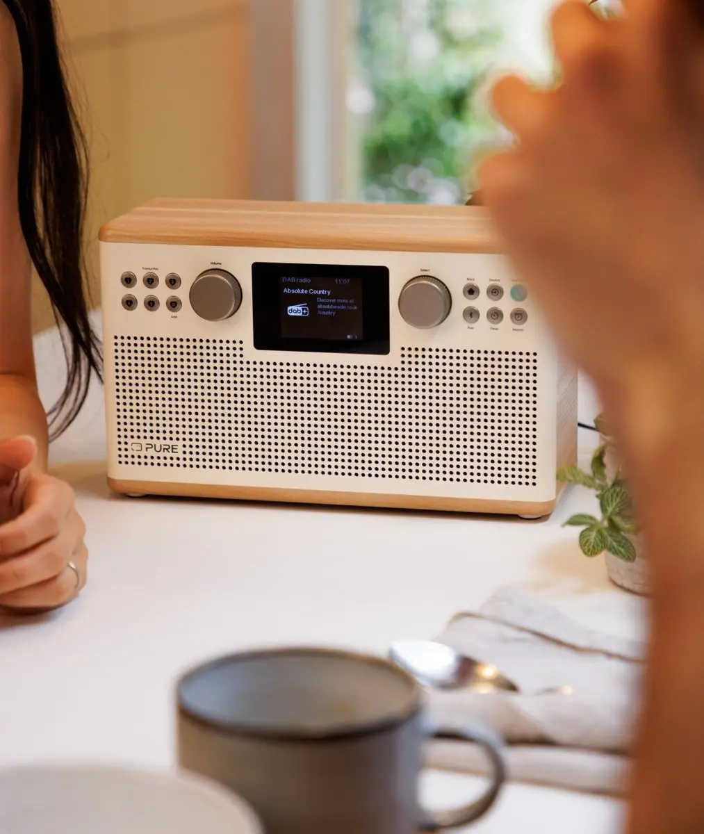 Pure Classic H6 Digitaal Radio - 30W - Wit