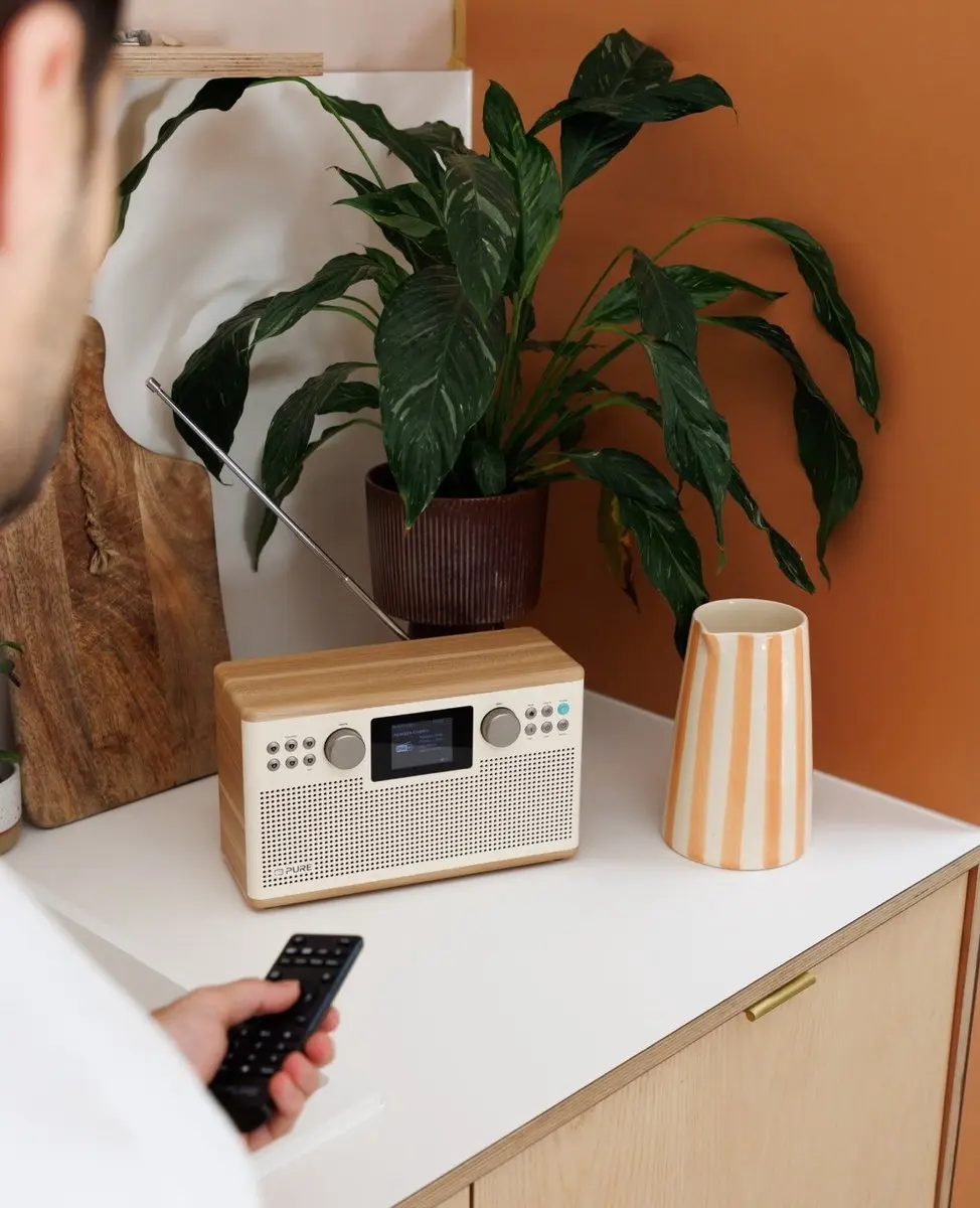 Pure Classic H6 Digitaal Radio - 30W - Wit