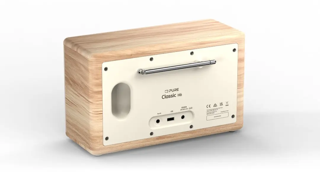 Pure Classic H6 Digitaal Radio - 30W - Wit
