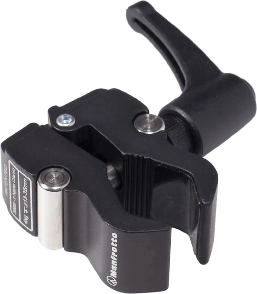 Manfrotto 386-1B Nano Clamp - Zwart