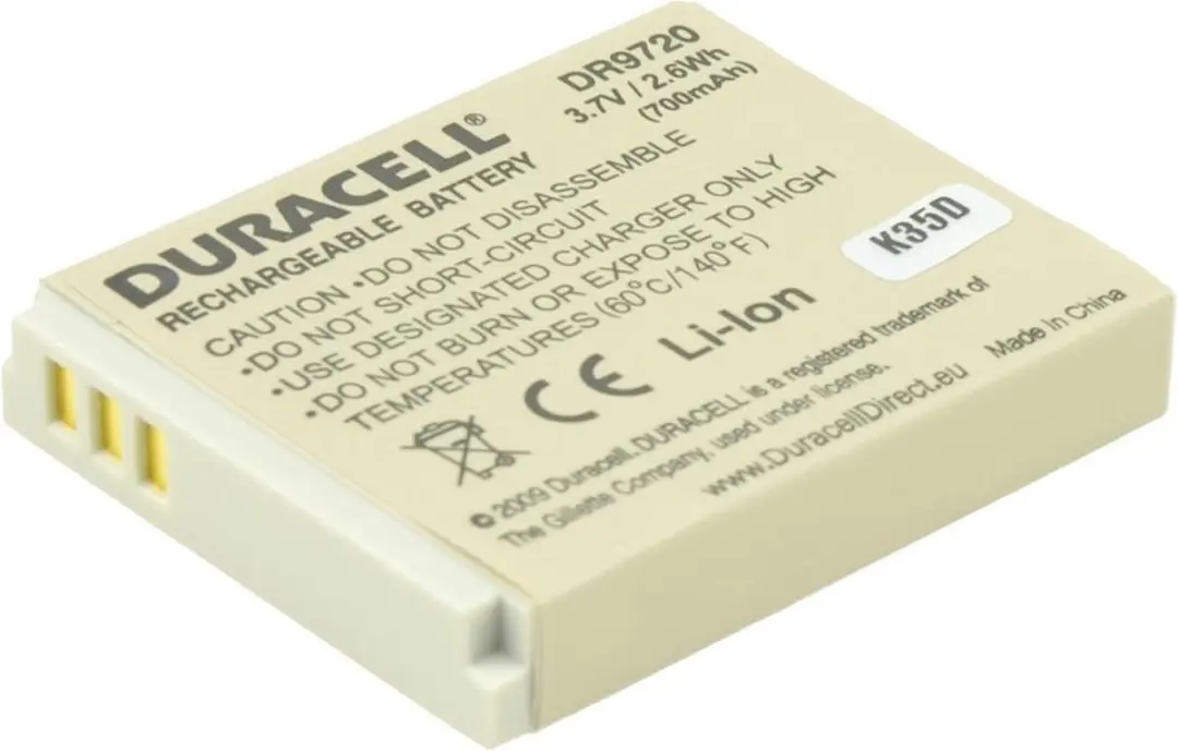Duracell NB-6L Accu - 700mAh - voor Canon Compactcamera