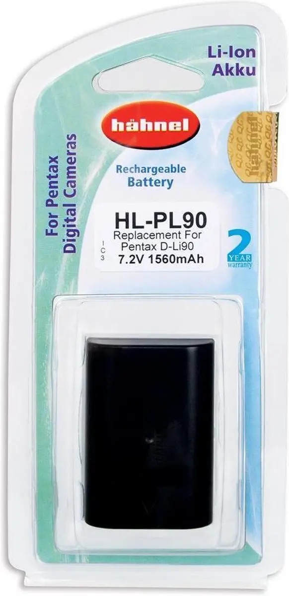 Hähnel HL-PL90 Li-Ion Accu 1560mAh