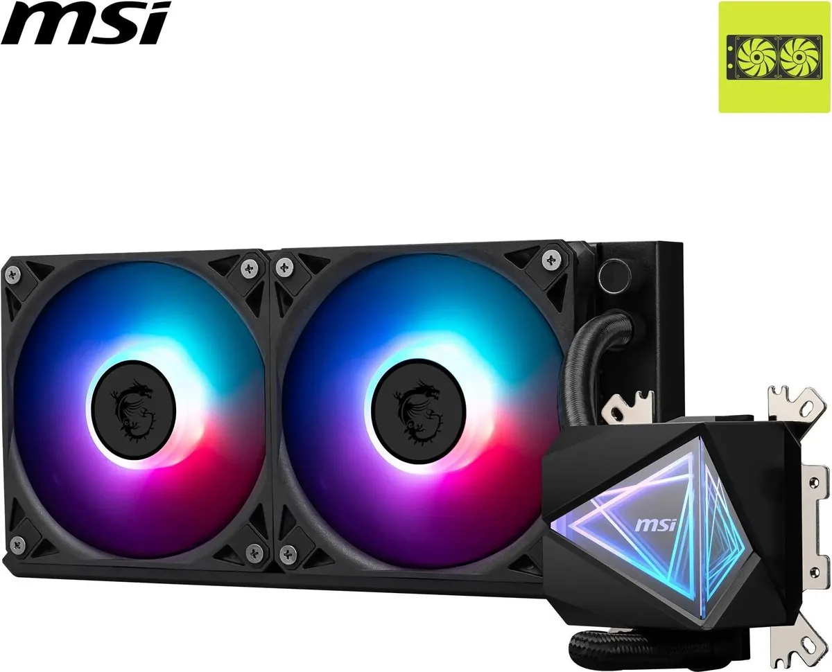 MSI MAG CORELIQUID I240 Vloeistofkoeler 12cm - Zwart