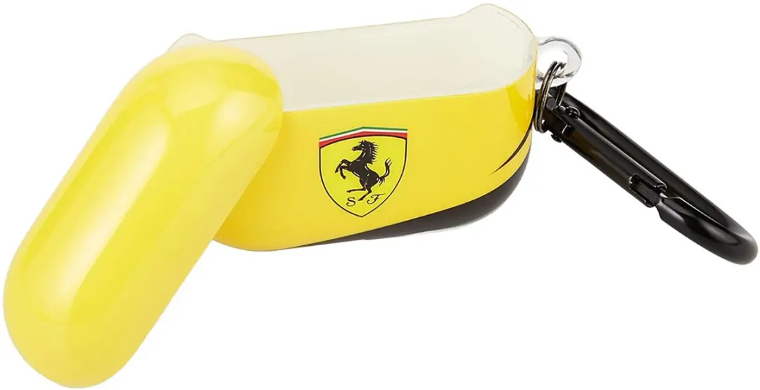 Ferrari Hoesje AirPods 3 - Geel - Siliconen & Anti-Shock