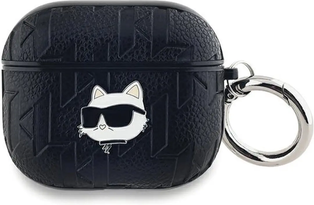 Karl Lagerfeld Choupette Hoesje AirPods 3 KLA3PGCHPK - Zwart