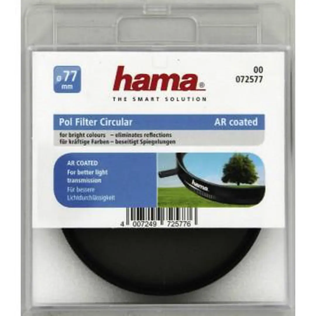 Hama Polafilter Circulair 77mm - Zwart - afbeelding 5 van 6
