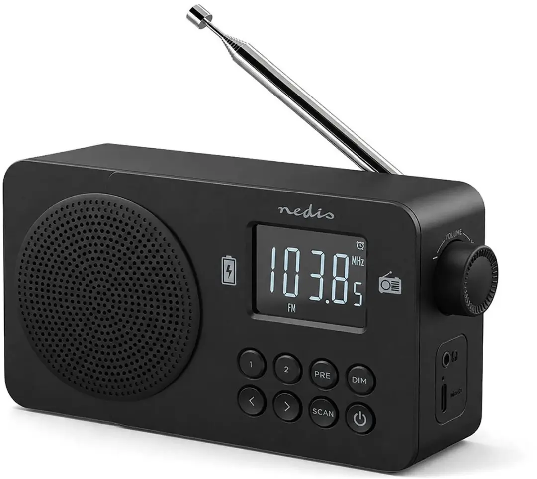 Nedis FM-Radio RDFM2225BK