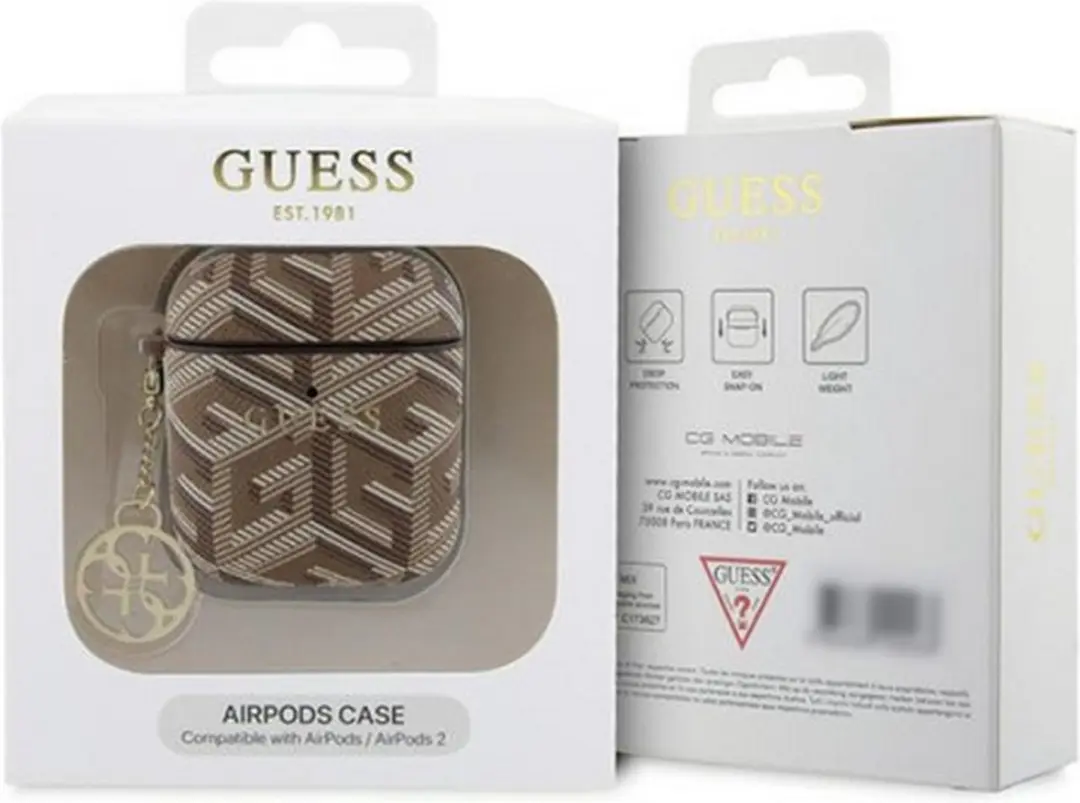 GUESS G-Cube Case Apple AirPods 1/2 - Bruin