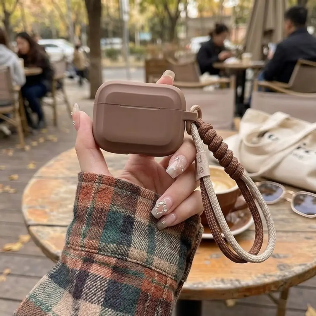 NUVEX Hoesje AirPods Pro 2 - Bruin