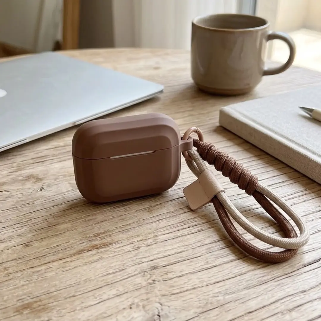 NUVEX Hoesje AirPods Pro 2 - Bruin