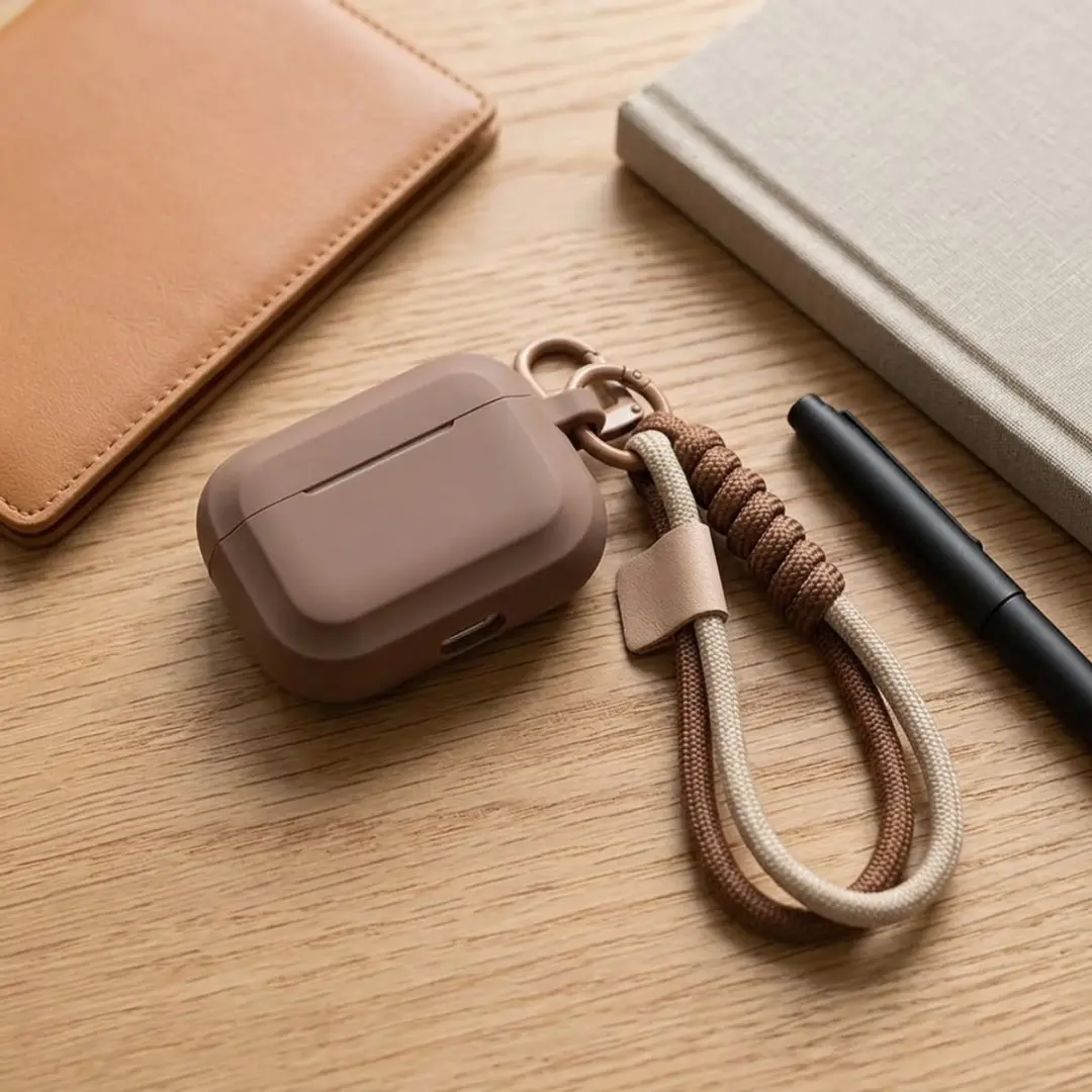 NUVEX Hoesje AirPods Pro 2 - Bruin