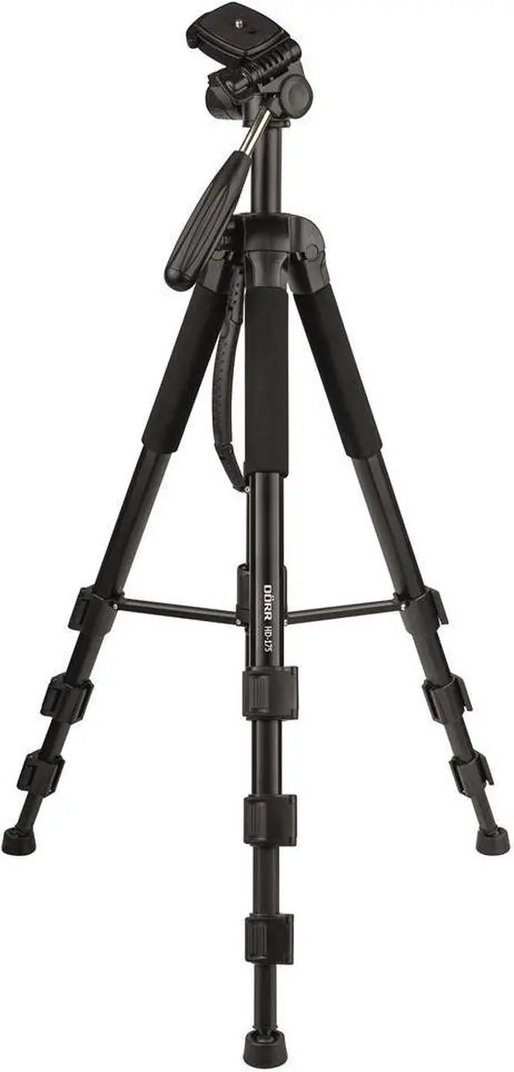 Dörr HD-175 Statief 176cm - 4 Secties - Zwart