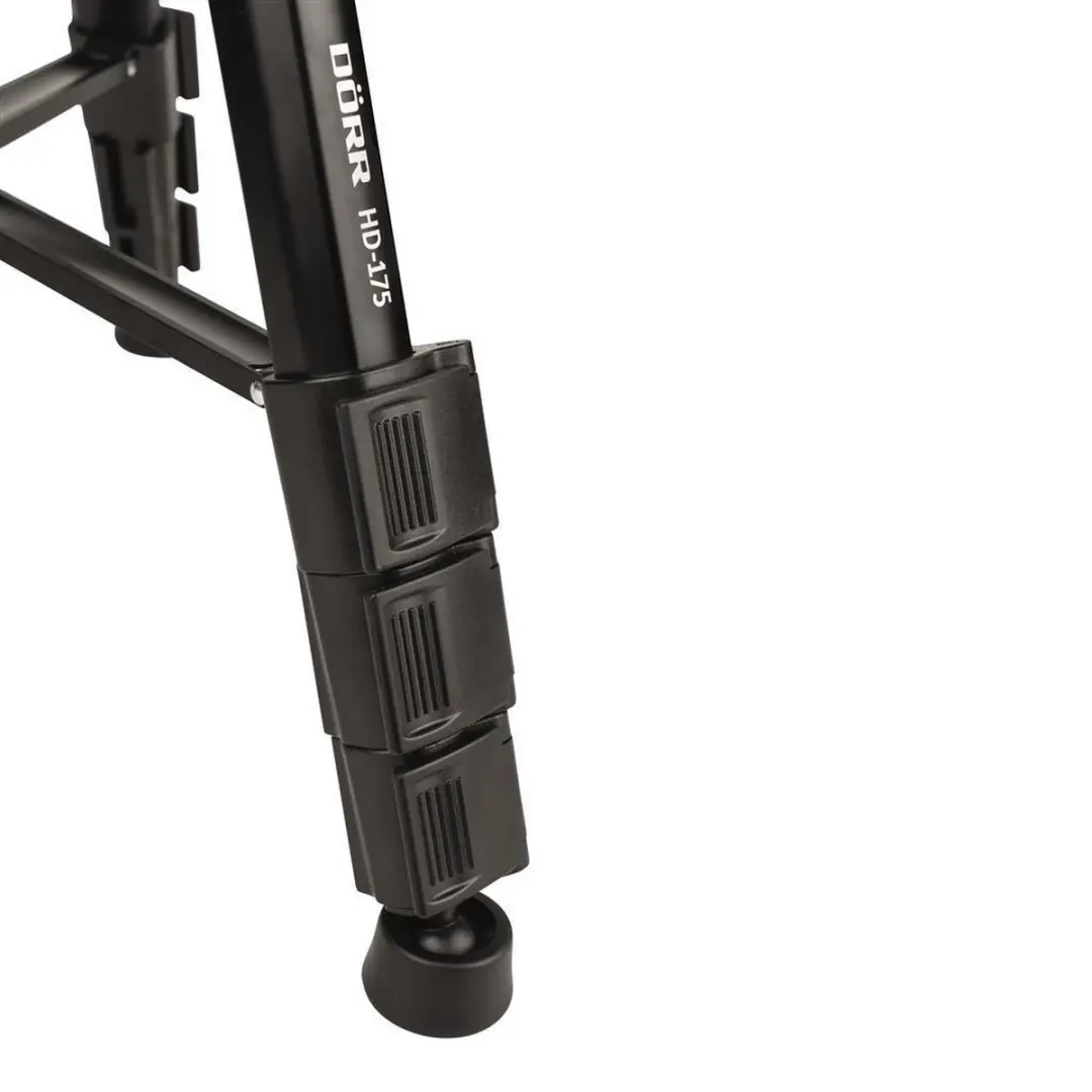 Dörr HD-175 Statief 176cm - 4 Secties - Zwart