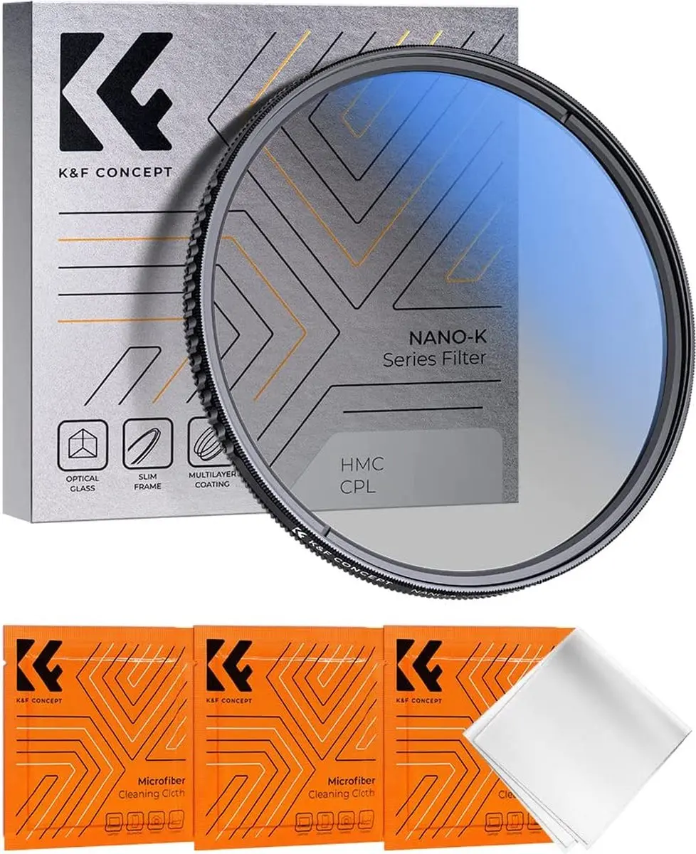 K&F Concept KF01.1313V3 CPL Filter 58mm - Zwart