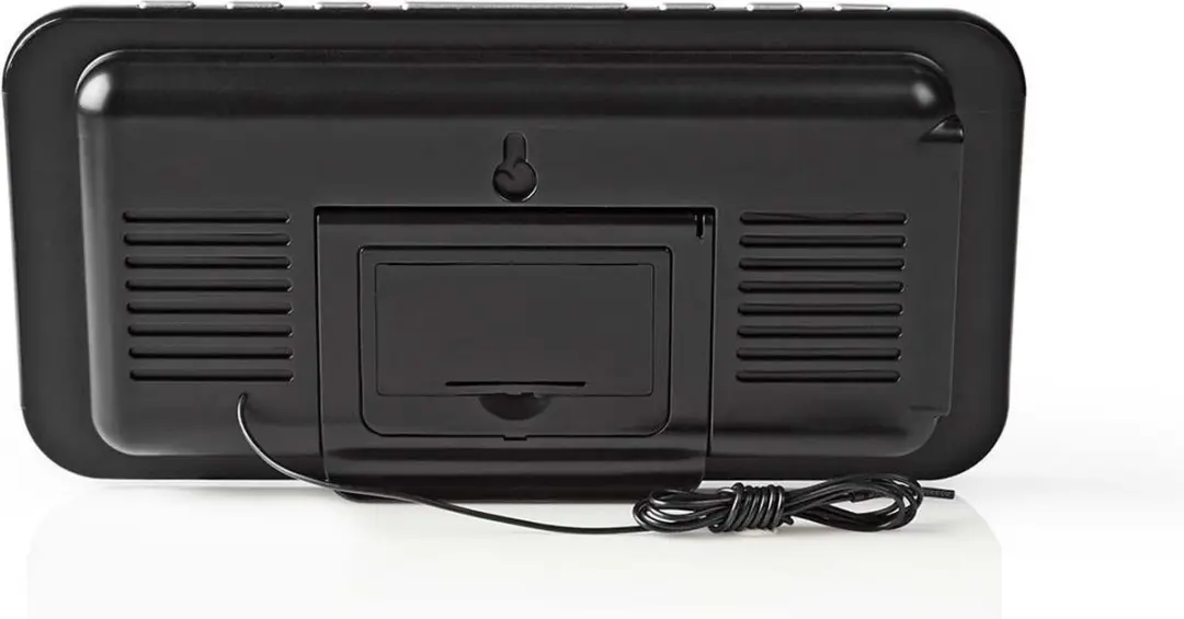 Nedis CLAR004BK Wekkerradio - LED Tijdprojectie - AM/FM - Zwart - afbeelding 6 van 6