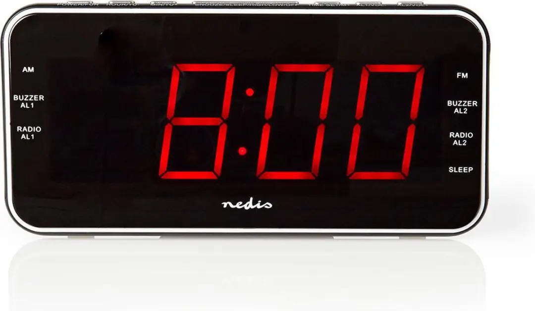 Nedis CLAR004BK Wekkerradio