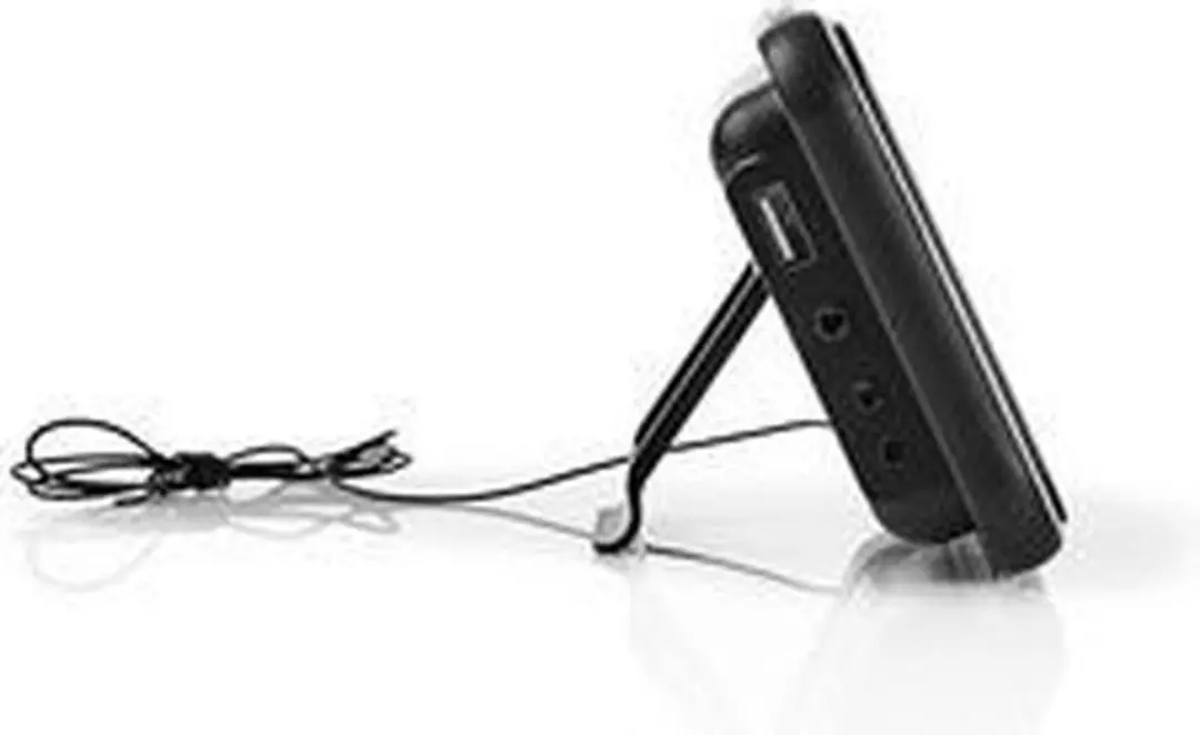 Nedis CLAR004BK Wekkerradio - LED Tijdprojectie - AM/FM - Zwart