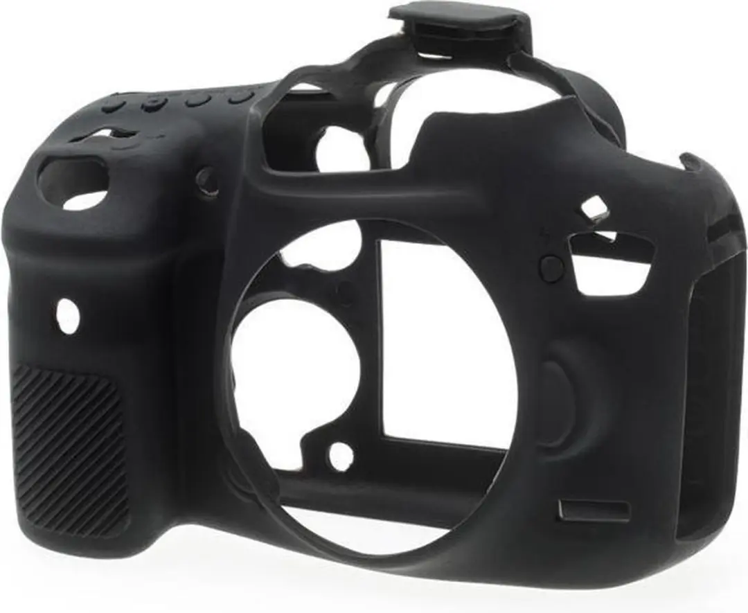 EasyCover Silicone Hoesje Canon EOS 7D Mark II - 519502334 - Zwart