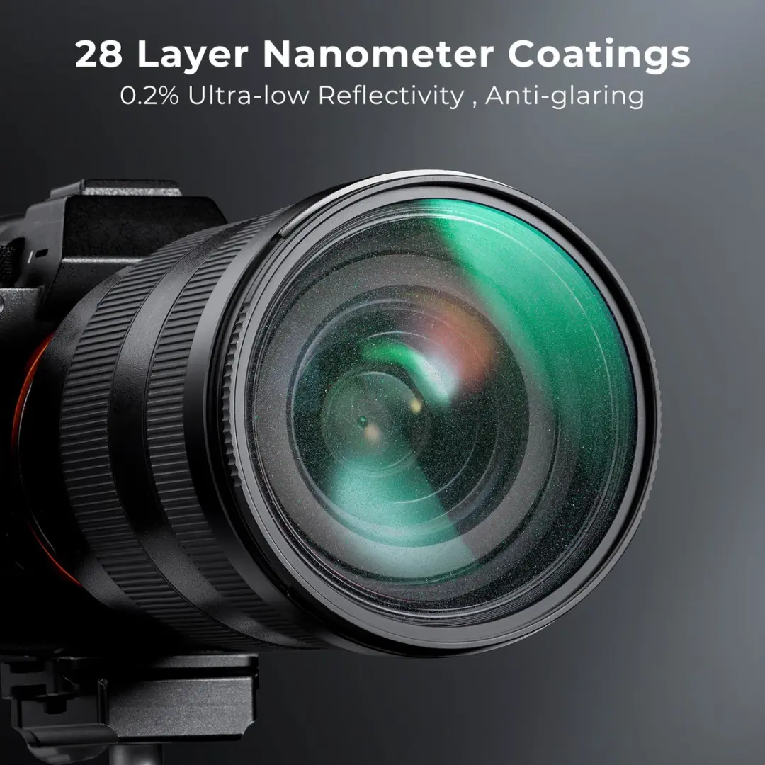 K&F Concept 77mm Shimmer Diffusion Nano-X HD Filter - Zwart