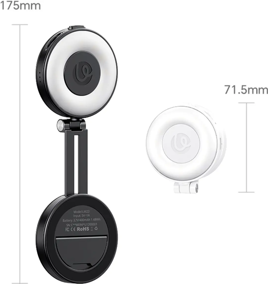 Ulanzi LM23 Ringlamp - MagSafe - 8500K - Wit
