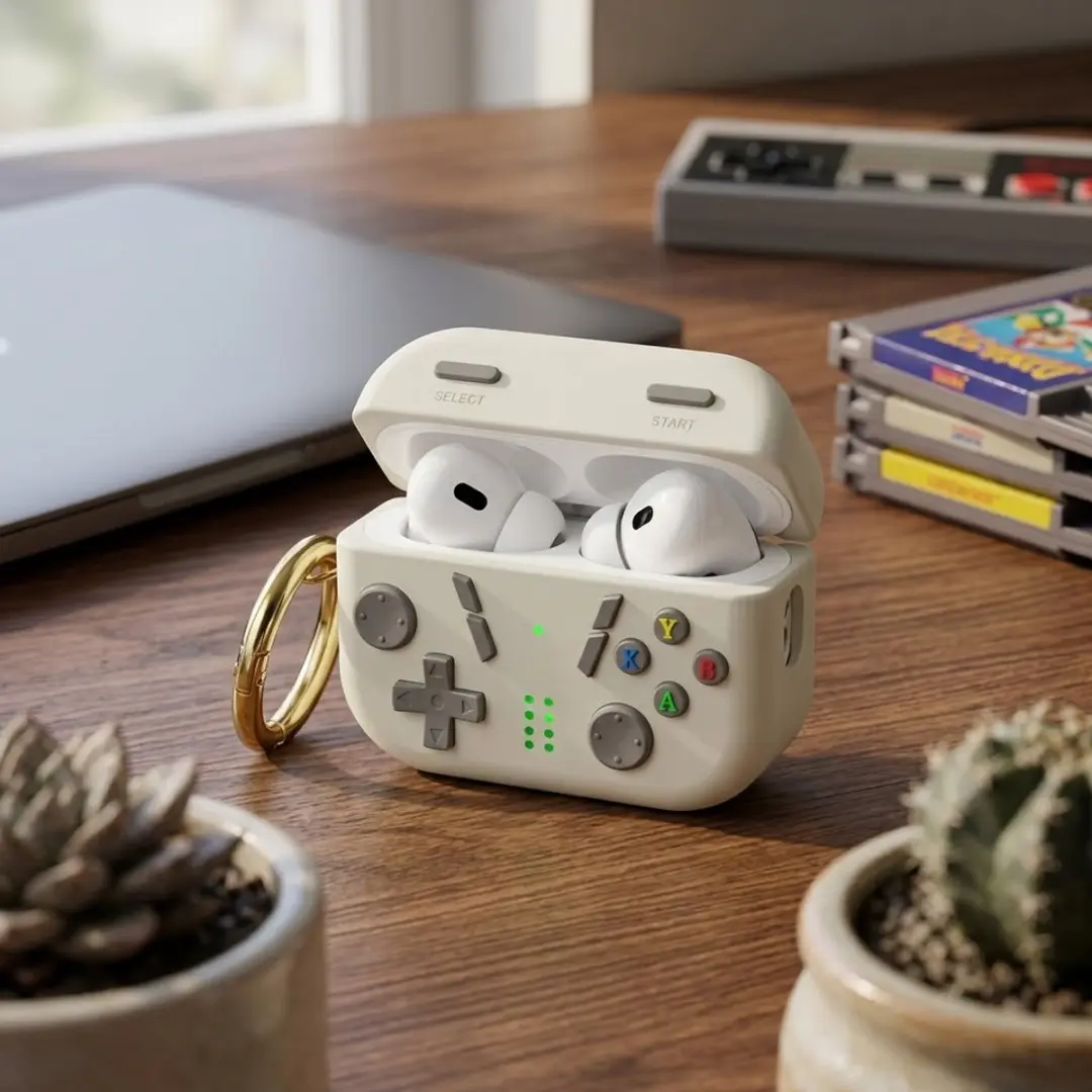NUVEX Beige Oordopjeshoes AirPods Pro 2 Game Controller